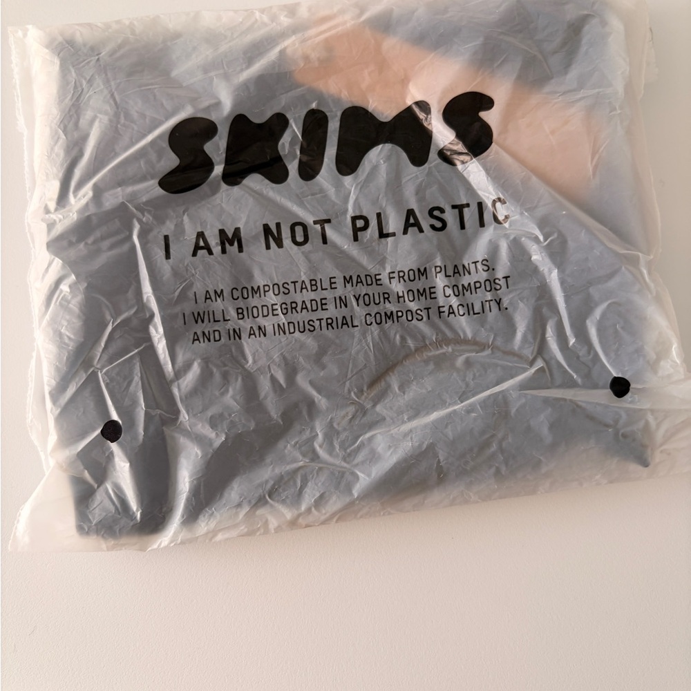 SKIMS Onyx Dipped Thong Size 3X New Sealed